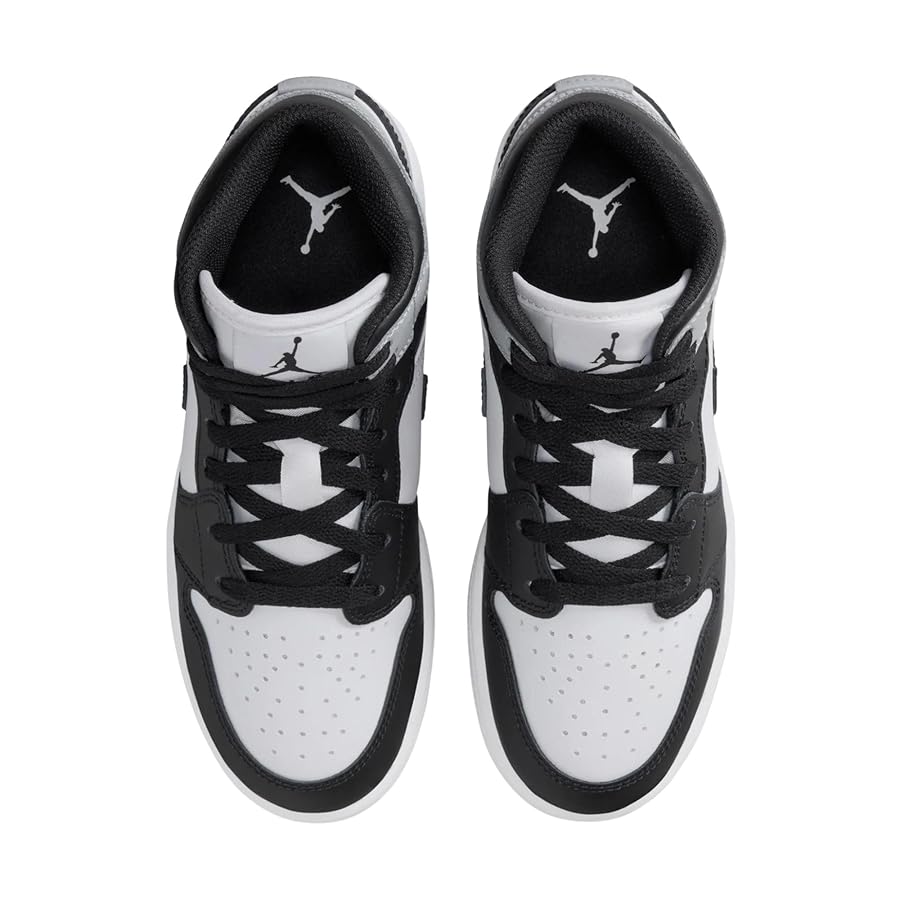Air Jordan 1 Mid LT Smoke Grey 27.5㌢ Nike Air Jordan 1 Mid Lt 'SMOKE' Grey Black White Shadow GS